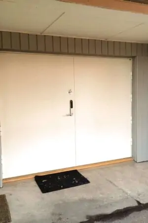 Garageport med säkerhet, par klass 3